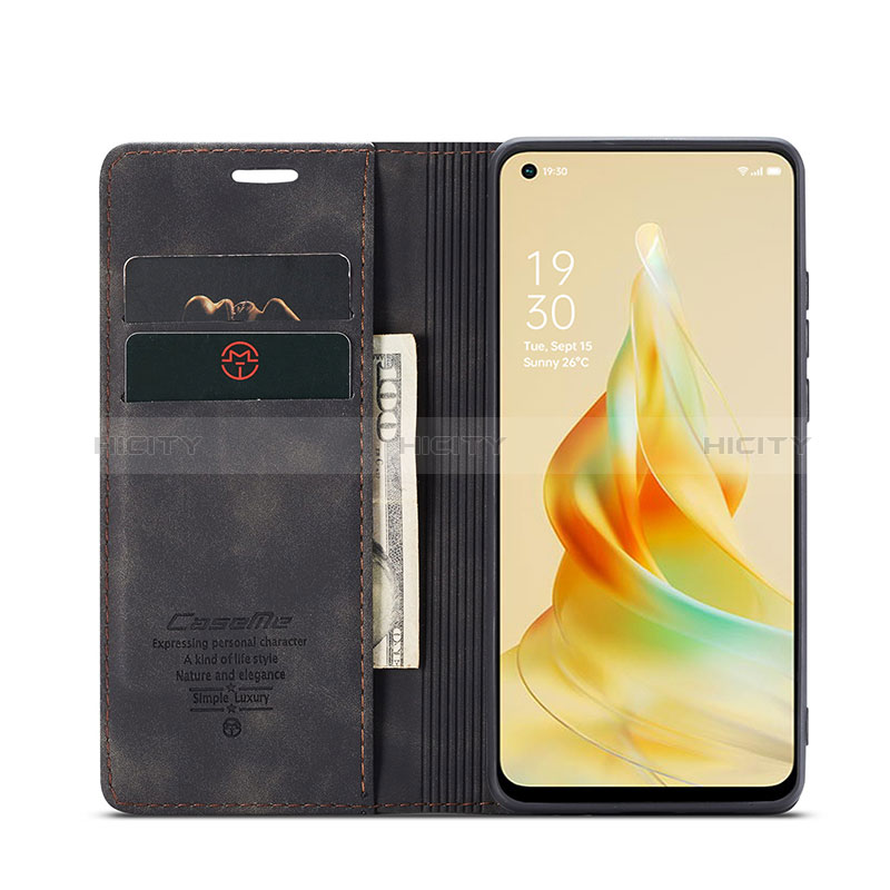 Funda de Cuero Cartera con Soporte Carcasa C01S para Oppo Reno8 T 4G