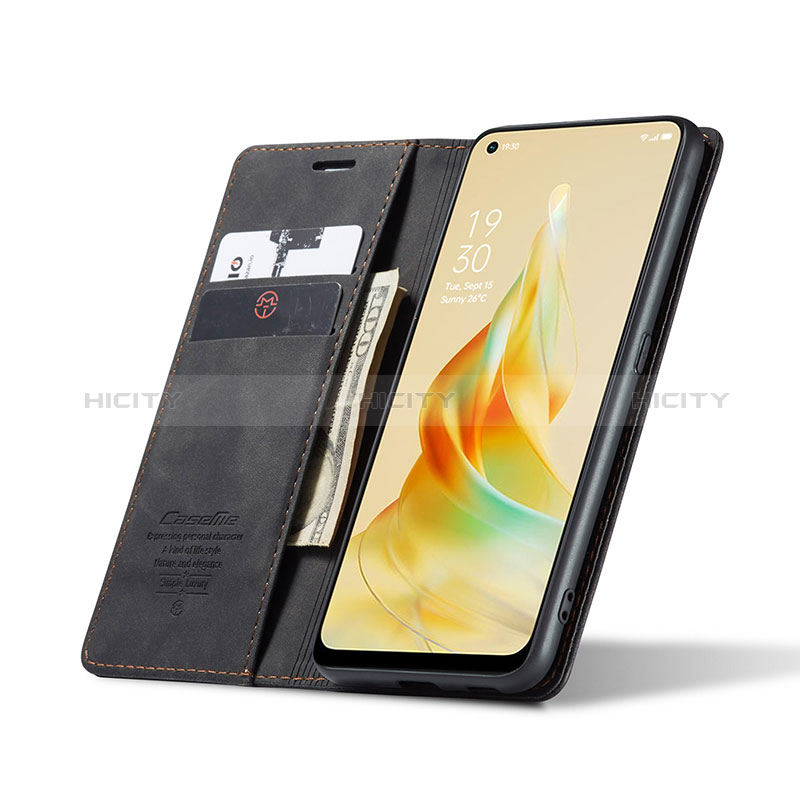 Funda de Cuero Cartera con Soporte Carcasa C01S para Oppo Reno8 T 4G