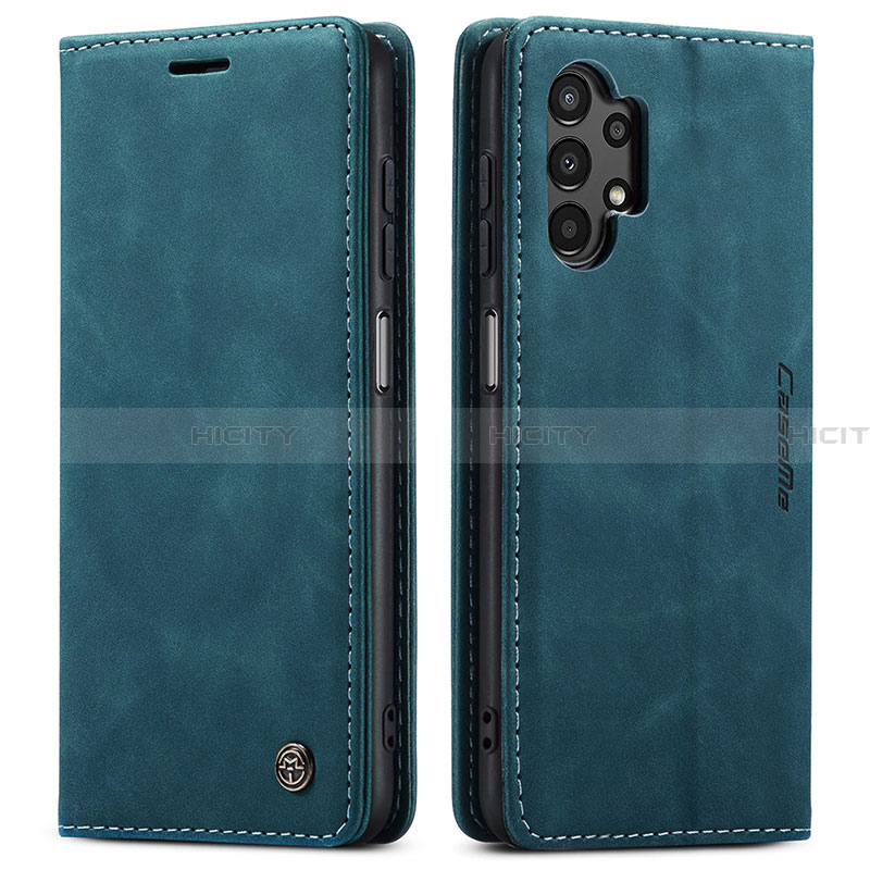 Funda de Cuero Cartera con Soporte Carcasa C01S para Samsung Galaxy A13 4G Azul