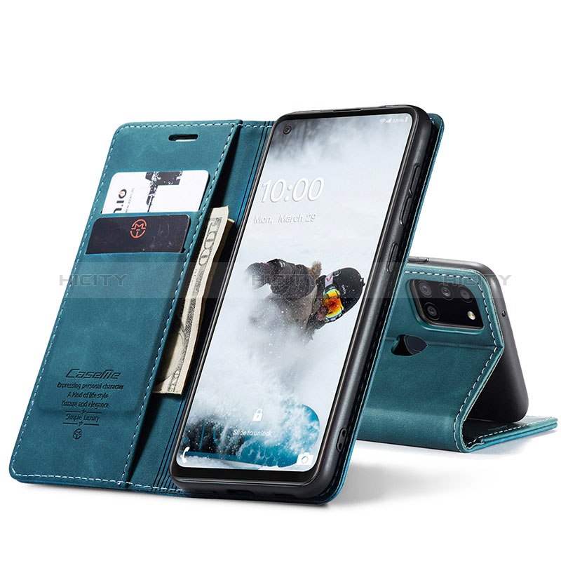 Funda de Cuero Cartera con Soporte Carcasa C01S para Samsung Galaxy A21s