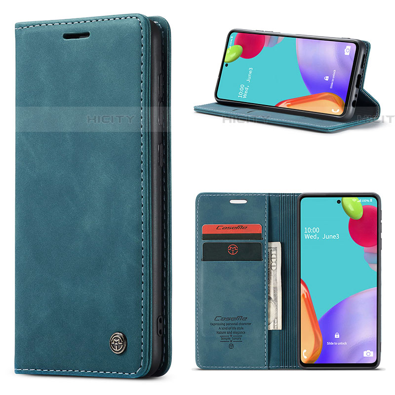 Funda de Cuero Cartera con Soporte Carcasa C01S para Samsung Galaxy A52 5G