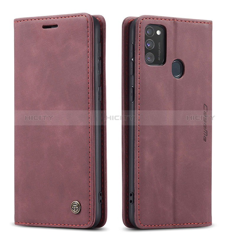 Funda de Cuero Cartera con Soporte Carcasa C01S para Samsung Galaxy M21