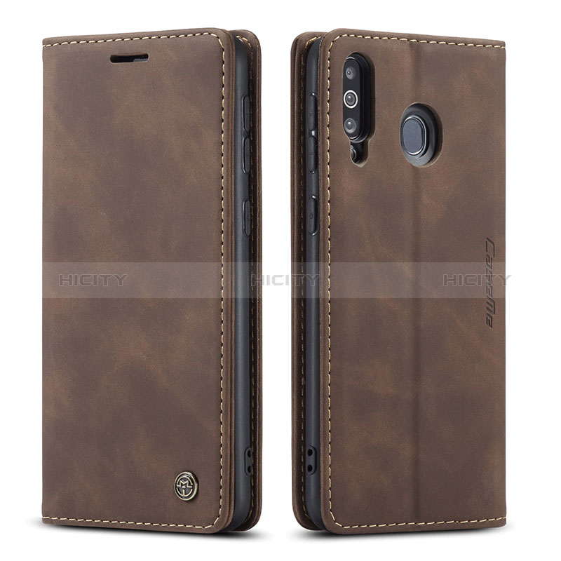 Funda de Cuero Cartera con Soporte Carcasa C01S para Samsung Galaxy M30