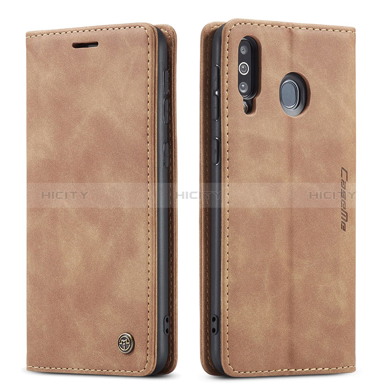 Funda de Cuero Cartera con Soporte Carcasa C01S para Samsung Galaxy M30