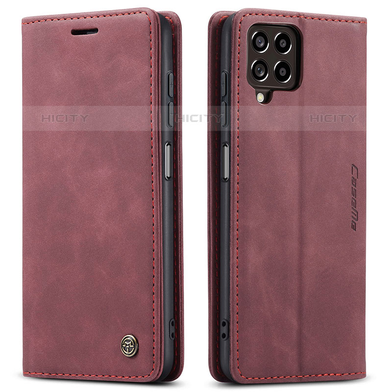 Funda de Cuero Cartera con Soporte Carcasa C01S para Samsung Galaxy M33 5G Rojo Rosa