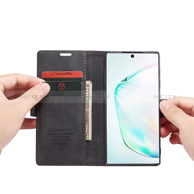 Funda de Cuero Cartera con Soporte Carcasa C01S para Samsung Galaxy Note 10 Lite