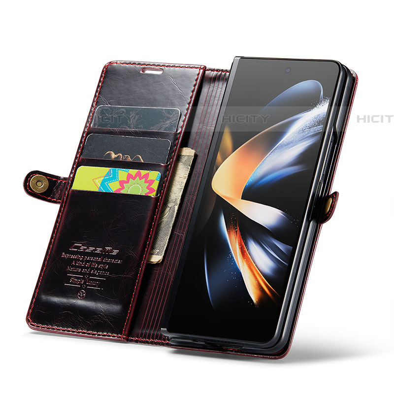 Funda de Cuero Cartera con Soporte Carcasa C01S para Samsung Galaxy Z Fold4 5G