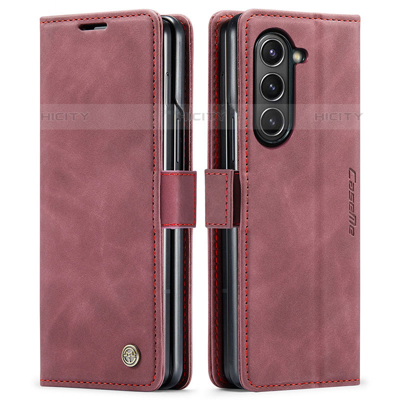 Funda de Cuero Cartera con Soporte Carcasa C01S para Samsung Galaxy Z Fold5 5G