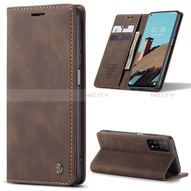 Funda de Cuero Cartera con Soporte Carcasa C01S para Xiaomi Mi 10T 5G