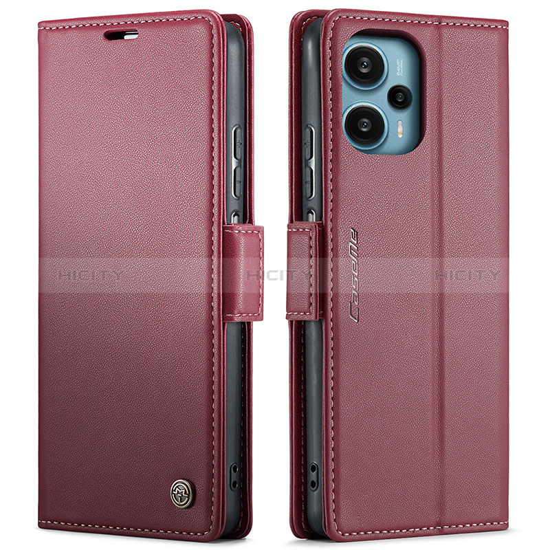 Funda de Cuero Cartera con Soporte Carcasa C01S para Xiaomi Poco F5 5G