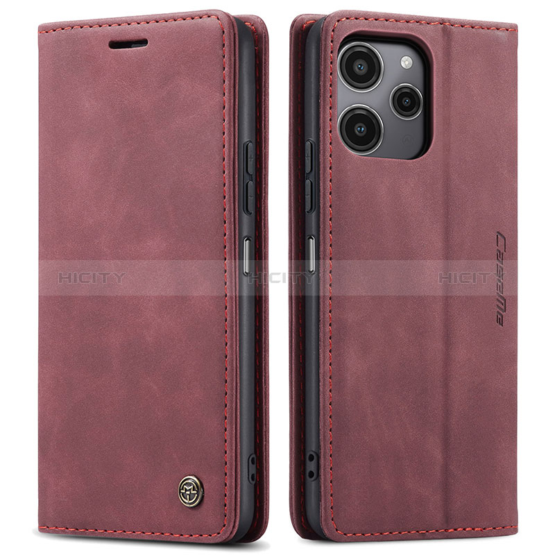 Funda de Cuero Cartera con Soporte Carcasa C01S para Xiaomi Poco M6 Pro 5G