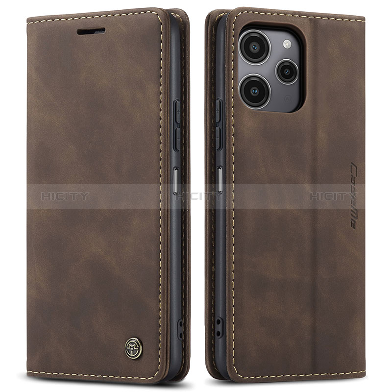 Funda de Cuero Cartera con Soporte Carcasa C01S para Xiaomi Poco M6 Pro 5G