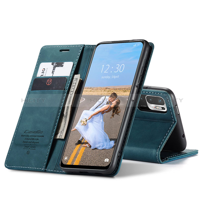 Funda de Cuero Cartera con Soporte Carcasa C01S para Xiaomi Redmi Note 10 5G