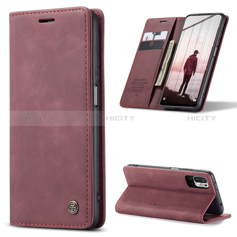 Funda de Cuero Cartera con Soporte Carcasa C01S para Xiaomi Redmi Note 10 5G