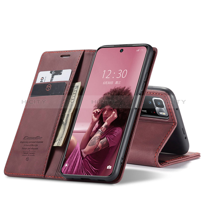 Funda de Cuero Cartera con Soporte Carcasa C01S para Xiaomi Redmi Note 10 Pro 5G