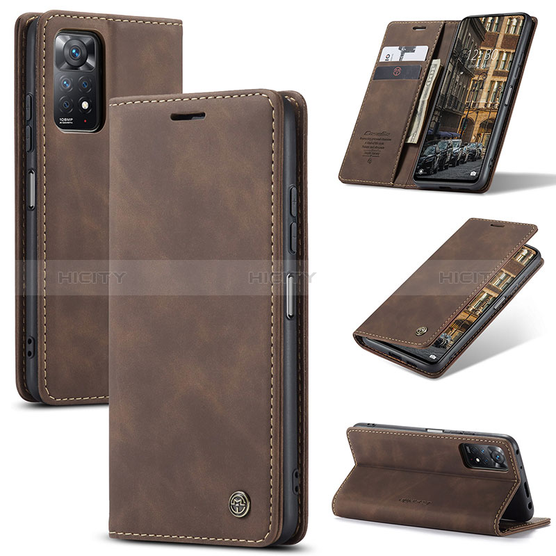 Funda de Cuero Cartera con Soporte Carcasa C01S para Xiaomi Redmi Note 11 Pro 4G