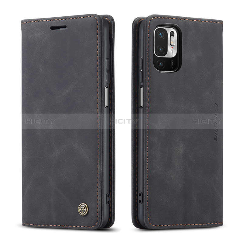 Funda de Cuero Cartera con Soporte Carcasa C01S para Xiaomi Redmi Note 11 SE 5G Negro