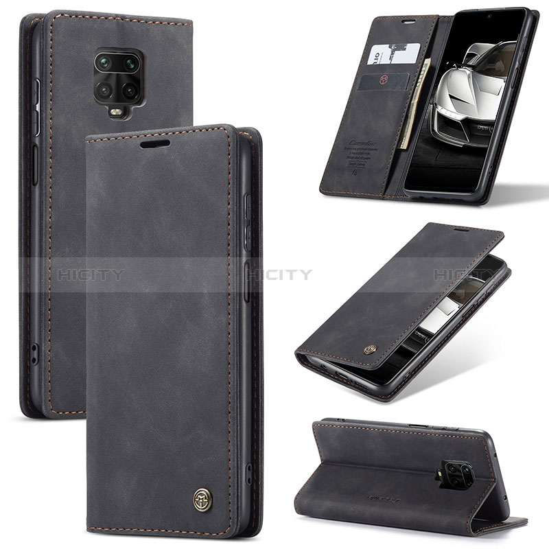 Funda de Cuero Cartera con Soporte Carcasa C01S para Xiaomi Redmi Note 9S