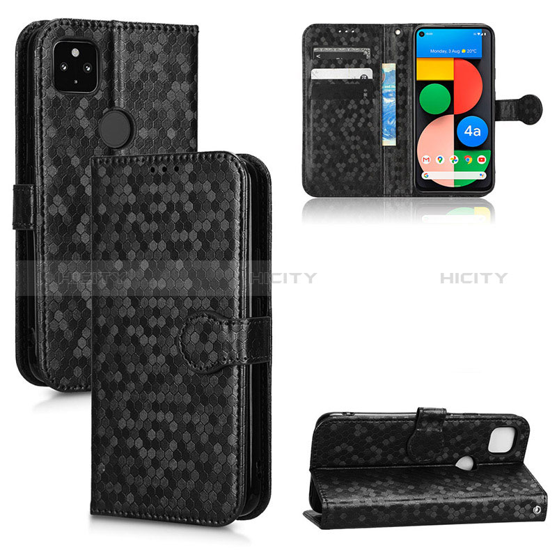 Funda de Cuero Cartera con Soporte Carcasa C01X para Google Pixel 4a 5G