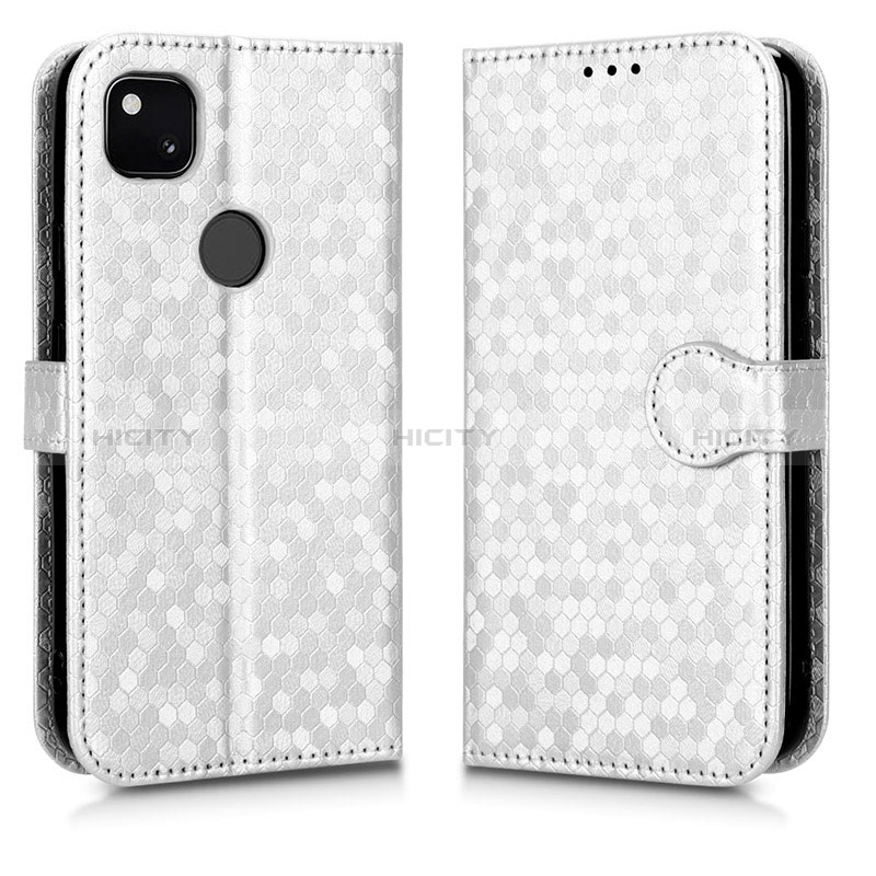 Funda de Cuero Cartera con Soporte Carcasa C01X para Google Pixel 4a