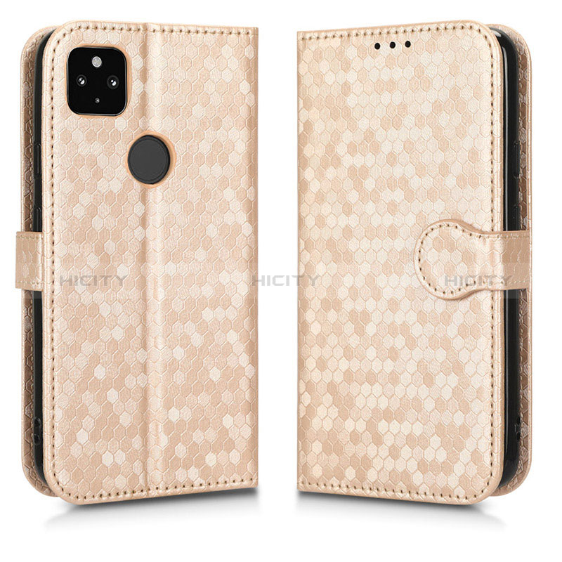 Funda de Cuero Cartera con Soporte Carcasa C01X para Google Pixel 5 XL 5G