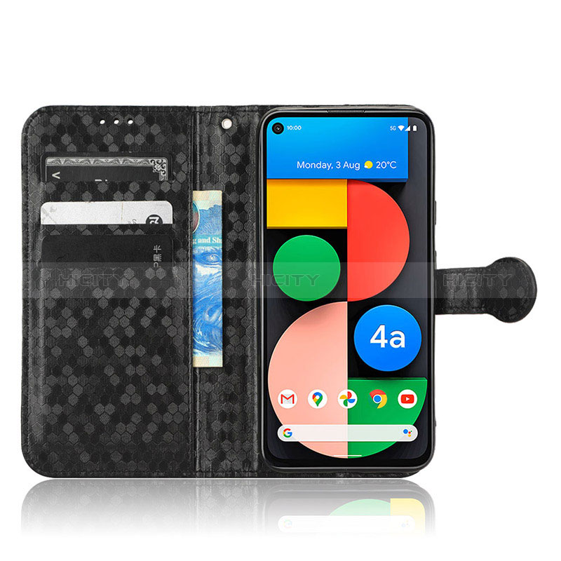 Funda de Cuero Cartera con Soporte Carcasa C01X para Google Pixel 5 XL 5G