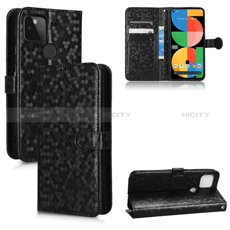 Funda de Cuero Cartera con Soporte Carcasa C01X para Google Pixel 5a 5G