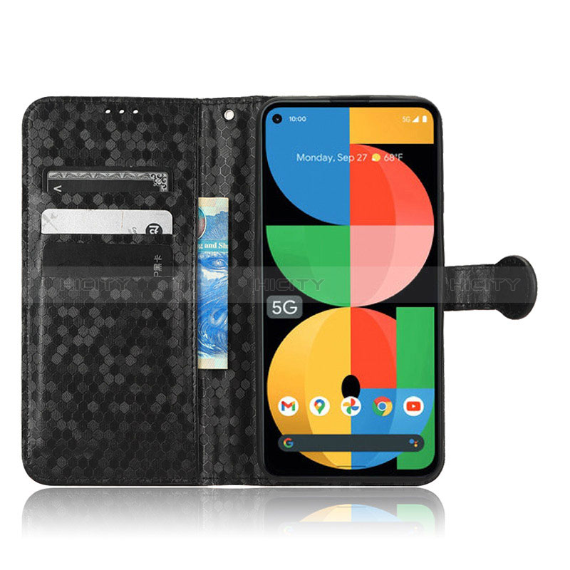 Funda de Cuero Cartera con Soporte Carcasa C01X para Google Pixel 5a 5G