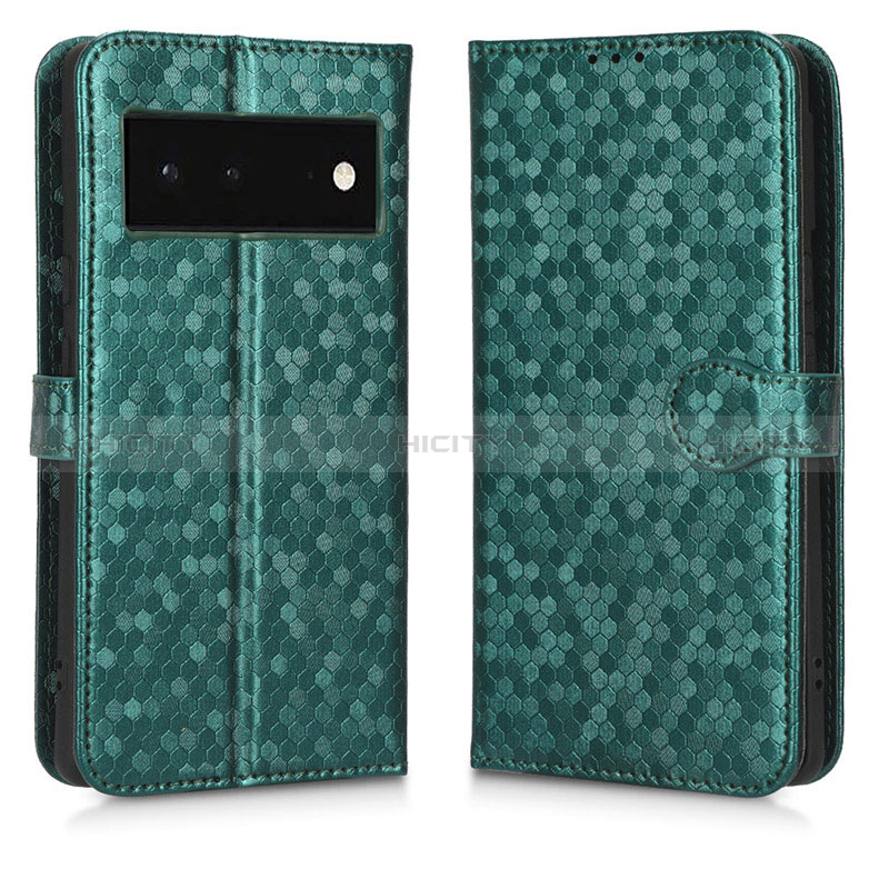 Funda de Cuero Cartera con Soporte Carcasa C01X para Google Pixel 6 5G