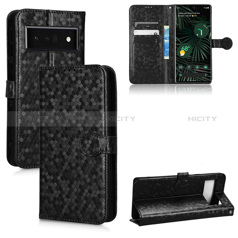 Funda de Cuero Cartera con Soporte Carcasa C01X para Google Pixel 6 Pro 5G