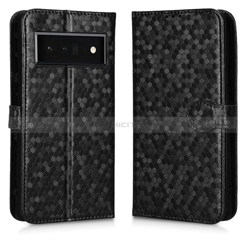 Funda de Cuero Cartera con Soporte Carcasa C01X para Google Pixel 6 Pro 5G