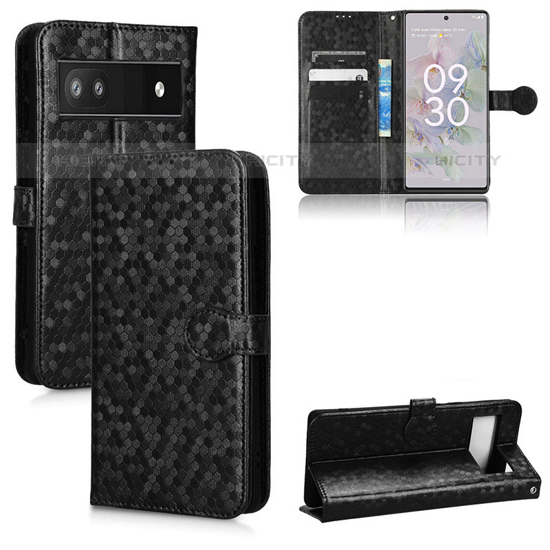 Funda de Cuero Cartera con Soporte Carcasa C01X para Google Pixel 6a 5G