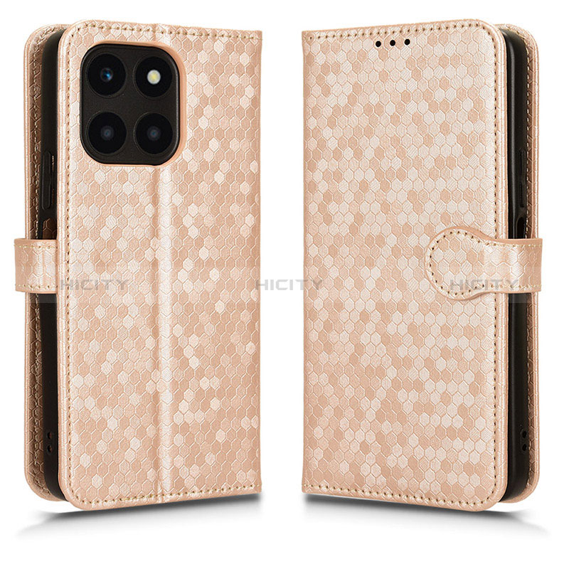 Funda de Cuero Cartera con Soporte Carcasa C01X para Huawei Honor X6a