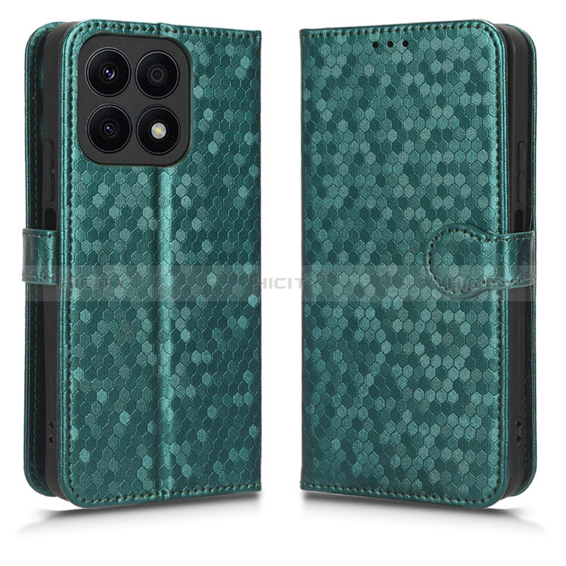 Funda de Cuero Cartera con Soporte Carcasa C01X para Huawei Honor X8a 4G