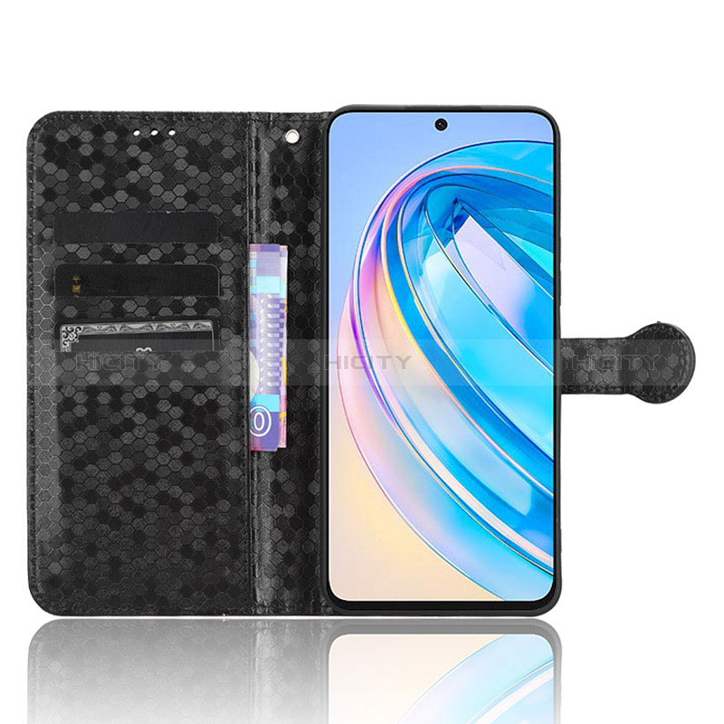 Funda de Cuero Cartera con Soporte Carcasa C01X para Huawei Honor X8a 4G