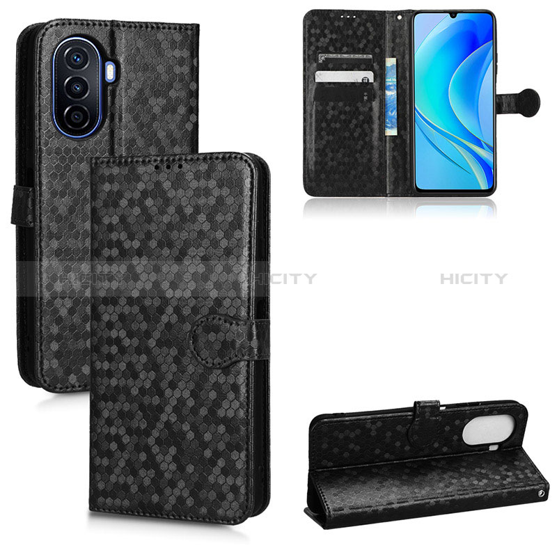 Funda de Cuero Cartera con Soporte Carcasa C01X para Huawei Nova Y70