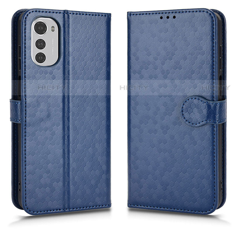 Funda de Cuero Cartera con Soporte Carcasa C01X para Motorola Moto E32