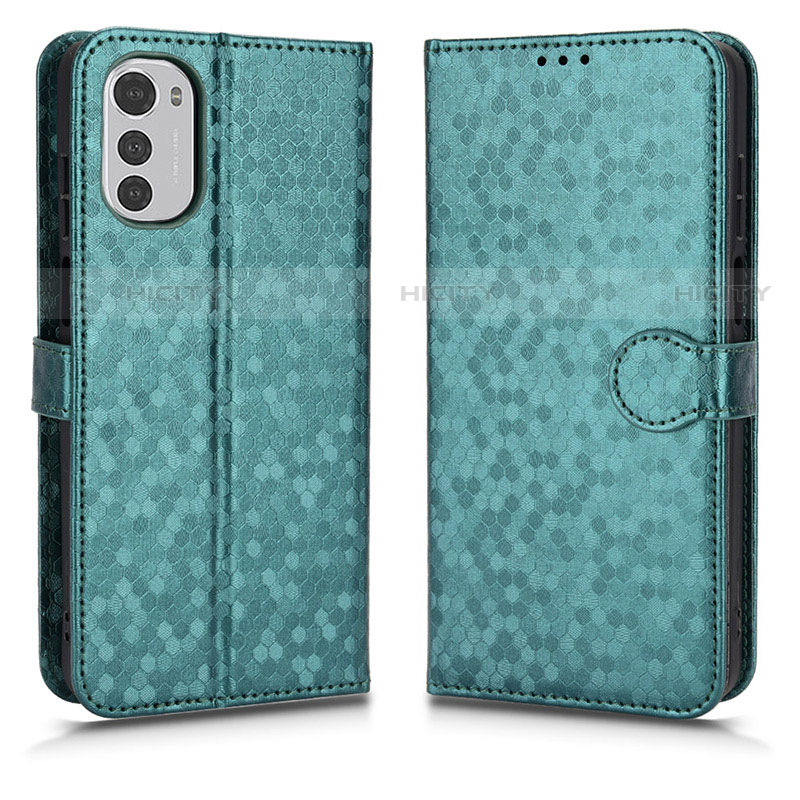 Funda de Cuero Cartera con Soporte Carcasa C01X para Motorola Moto E32