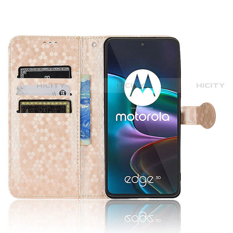 Funda de Cuero Cartera con Soporte Carcasa C01X para Motorola Moto Edge 30 5G