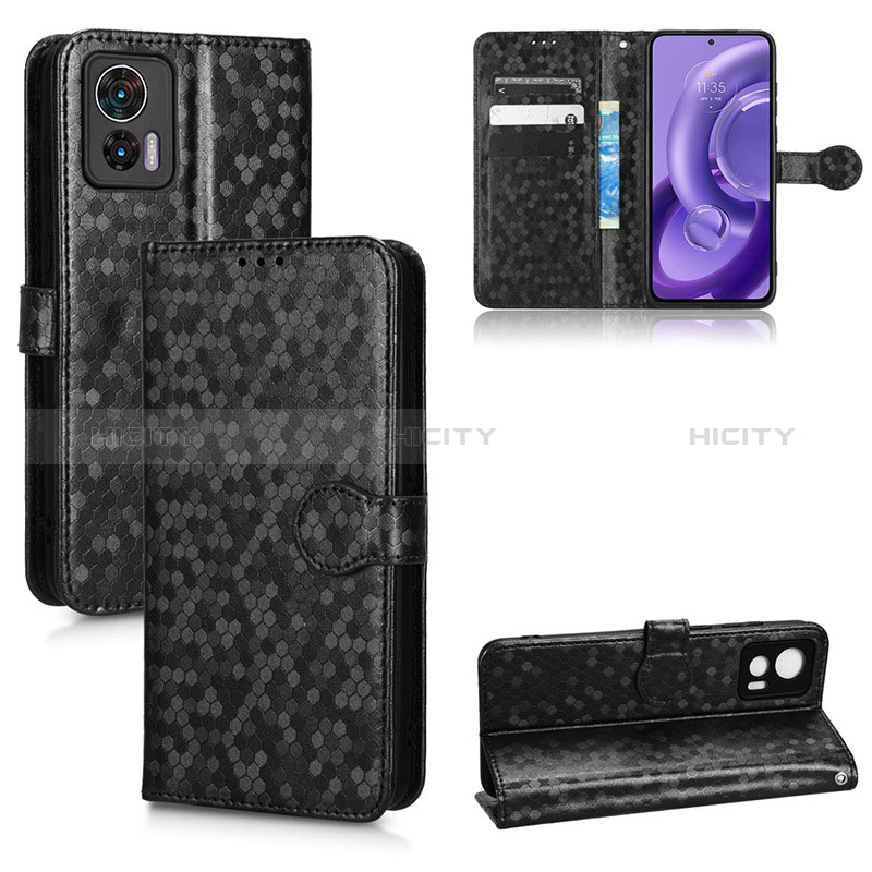 Funda de Cuero Cartera con Soporte Carcasa C01X para Motorola Moto Edge 30 Lite 5G