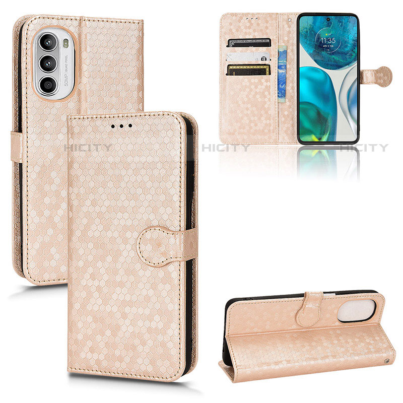 Funda de Cuero Cartera con Soporte Carcasa C01X para Motorola Moto G52j 5G