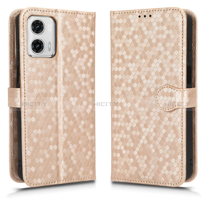 Funda de Cuero Cartera con Soporte Carcasa C01X para Motorola Moto G53y 5G