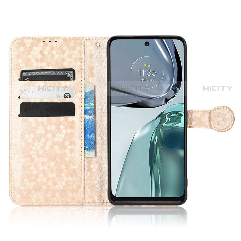 Funda de Cuero Cartera con Soporte Carcasa C01X para Motorola Moto G62 5G