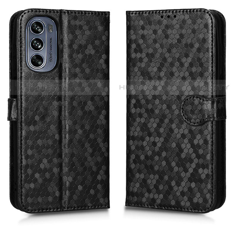 Funda de Cuero Cartera con Soporte Carcasa C01X para Motorola Moto G62 5G Negro