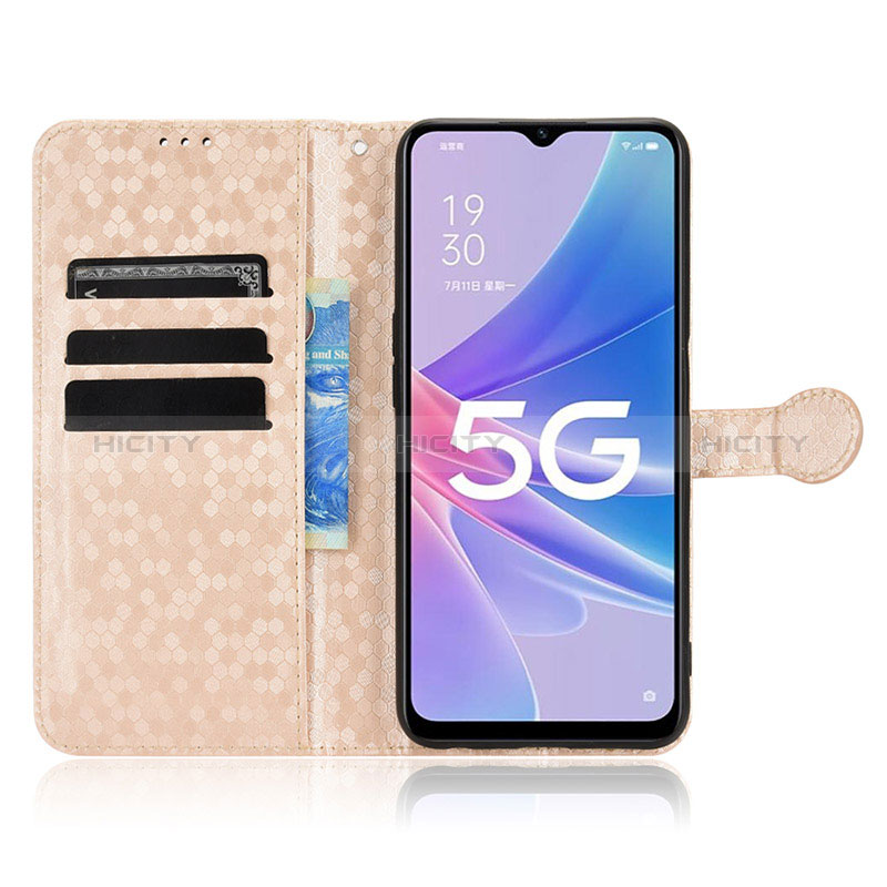 Funda de Cuero Cartera con Soporte Carcasa C01X para Oppo A1 5G