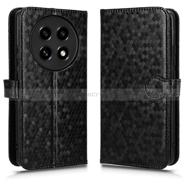 Funda de Cuero Cartera con Soporte Carcasa C01X para Oppo A2 Pro 5G Negro