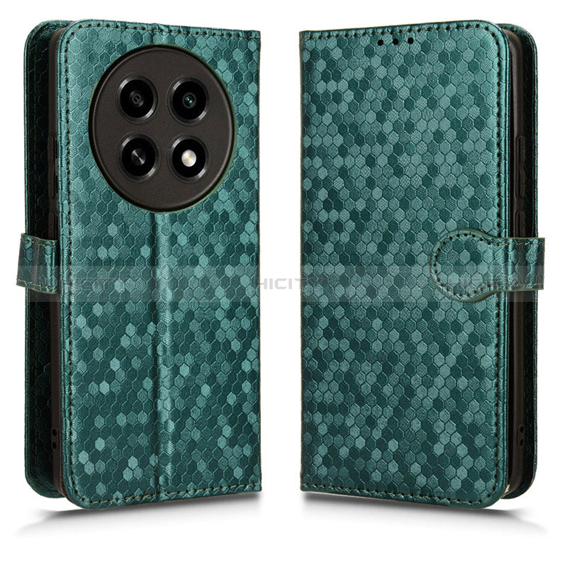 Funda de Cuero Cartera con Soporte Carcasa C01X para Oppo A2 Pro 5G Verde