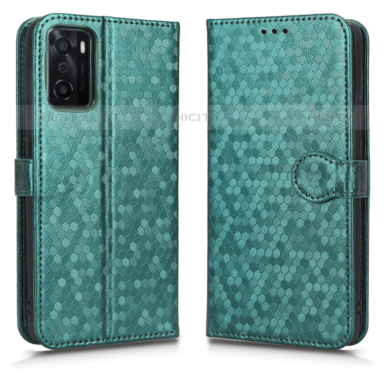 Funda de Cuero Cartera con Soporte Carcasa C01X para Oppo A55S 5G