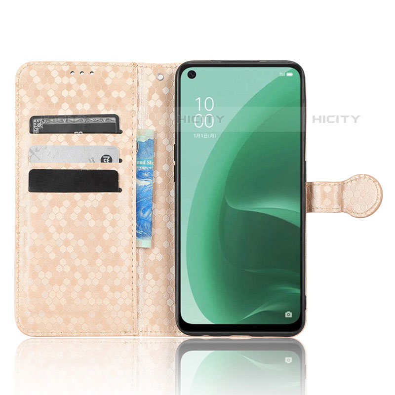 Funda de Cuero Cartera con Soporte Carcasa C01X para Oppo A55S 5G