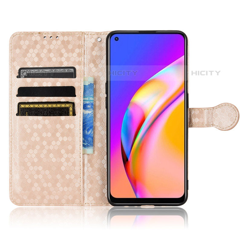 Funda de Cuero Cartera con Soporte Carcasa C01X para Oppo A94 5G